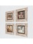 Yerli Kadınlar, Soteria, Çingene Kızı Mozaiği, Da Vinci At Heykeli Taş Duvar Tablosu Çerçeveli Duvar Dekoru 4 Parça Tablo Seti Wall Art T4-1176 2
