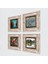 Monet Sonbahar, Japon Kostümü, Gül Çiçekli Kemer, Gün Doğumu Taş Duvar Tablosu Çerçeveli Duvar Dekoru 4 Parça Tablo Seti Wall Art T4-1178 2