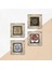Sri Yantra, Mozaik, Çini Sanatı, Nar Ağacı Taş Duvar Tablosu Çerçeveli Duvar Dekoru 4 Parça Tablo Seti Wall Art T4-277 5
