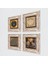 Yaşam Çiçeği, Semazen, Lotus Çiçeği, Nazar Taş Duvar Tablosu Çerçeveli Duvar Dekoru 4 Parça Tablo Seti Wall Art T4-638 2