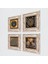 Yaşam Çiçeği, Semazen, Sri Yantra, Nazar Taş Duvar Tablosu Çerçeveli Duvar Dekoru 4 Parça Tablo Seti Wall Art T4-643 2