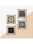 Yaşam Çiçeği, Hayat Ağacı Taş Duvar Tablosu Çerçeveli Duvar Dekoru 4 Parça Tablo Seti Wall Art T4-119 5