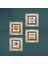 Gül Çiçek, Minimalist Taş Duvar Tablosu Çerçeveli Duvar Dekoru 4 Parça Tablo Seti Wall Art T4-1365 4