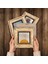 Gül Çiçek, Minimalist Taş Duvar Tablosu Çerçeveli Duvar Dekoru 4 Parça Tablo Seti Wall Art T4-1365 3