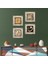 Hiç, Vav Taş Duvar Tablosu Çerçeveli Duvar Dekoru 4 Parça Tablo Seti Wall Art T4-1376 1