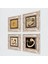 Hiç, Vav Taş Duvar Tablosu Çerçeveli Duvar Dekoru 4 Parça Tablo Seti Wall Art T4-1376 2