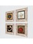 Stone İslami Çerçeveli Taş Duvar Tablosu 4’lü Set - Dekoratif Modern Sanat, Ev ve Ofis Dekoru |TK4-154| 2