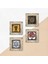 Sri Yantra, Antik Mısır, Çini Sanatı, Nar Ağacı Taş Duvar Tablosu Çerçeveli Duvar Dekoru 4 Parça Tablo Seti Wall Art T4-275 5
