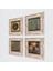 Semazen, Yaşam Çiçeği, Nazar Taş Duvar Tablosu Çerçeveli Duvar Dekoru 4 Parça Tablo Seti Wall Art T4-639 2