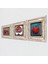 Nar Ağacı, Nar Taş Duvar Tablosu Çerçeveli Duvar Dekoru 3 Parça Tablo Seti Wall Art T3-10 2