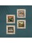 Leonardo da Vinci, Claude Monet, Çığlık, Yerli Kadınlar Taş Duvar Tablosu Çerçeveli Duvar Dekoru 4 Parça Tablo Seti Wall Art T4-1741 4