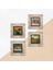 Leonardo da Vinci, Claude Monet, Çığlık, Yerli Kadınlar Taş Duvar Tablosu Çerçeveli Duvar Dekoru 4 Parça Tablo Seti Wall Art T4-1741 5