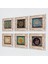 Sri Yantra, Tavus Kuşu, Yaşam Çiçeği, Lotus Çiçeği Taş Duvar Tablosu Çerçeveli Duvar Dekoru 6 Parça Tablo Seti Wall Art T6-05 2