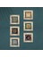 Sri Yantra, Tavus Kuşu, Yaşam Çiçeği, Lotus Çiçeği Taş Duvar Tablosu Çerçeveli Duvar Dekoru 6 Parça Tablo Seti Wall Art T6-05 4