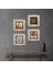 Sri Yantra, Soteria Mozaiği, Çini Sanatı, Nar Ağacı Taş Duvar Tablosu Çerçeveli Duvar Dekoru 4 Parça Tablo Seti Wall Art T4-279 1
