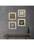 Yaşam Çiçeği, Lale, Şahmeran Çerçeveli Taş Duvar Tablosu 4’lü Set - Dekoratif Modern Sanat, Ev ve Ofis Dekoru |TK4-462| 1