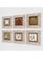 İslami Taş Duvar Tablosu Çerçeveli Duvar Dekoru 6 Parça Tablo Seti Wall Art T6-57 2