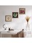 Şahmeran, Hayat Ağacı, Nar Taş Duvar Tablosu Ahşap Çerçeveli Duvar Dekoru 3 Parça Tablo Seti Wall Art W3-896 1