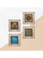Yaşam Çiçeği, Semazen, Hu, Nazar Taş Duvar Tablosu Çerçeveli Duvar Dekoru 4 Parça Tablo Seti Wall Art T4-648 5
