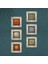 Lotus Çiçeği, Yaşam Çiçeği, Sri Yantra Taş Duvar Tablosu Çerçeveli Duvar Dekoru 6 Parça Tablo Seti Wall Art T6-07 4