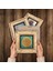 Lotus Çiçeği, Yaşam Çiçeği, Sri Yantra Taş Duvar Tablosu Çerçeveli Duvar Dekoru 6 Parça Tablo Seti Wall Art T6-07 3
