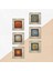 Lotus Çiçeği, Yaşam Çiçeği, Sri Yantra Taş Duvar Tablosu Çerçeveli Duvar Dekoru 6 Parça Tablo Seti Wall Art T6-07 5