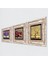 Stone Gustav Klimt Hayat Ağacı, Karla Gerard Hayat Ağacı, Nar Çerçeveli Taş Duvar Tablosu 3’lü Set - Dekoratif Modern Sanat, Ev ve Ofis Dekoru |TK3-1042| 2