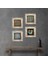 Stone Yaşam Çiçeği, Şahmeran Çerçeveli Taş Duvar Tablosu 4’lü Set - Dekoratif Modern Sanat, Ev ve Ofis Dekoru |TK4-475| 1