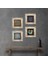 Nazar, Yaşam Çiçeği, Şahmeran Çerçeveli Taş Duvar Tablosu 4’lü Set - Dekoratif Modern Sanat, Ev ve Ofis Dekoru |TK4-479| 1