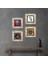 Fil, Yaprak, Tavus Kuşu, Nazar Taş Duvar Tablosu Çerçeveli Duvar Dekoru 4 Parça Tablo Seti Wall Art T4-324 1