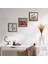 Ebru Sanatı, Nar Taş Duvar Tablosu Ahşap Çerçeveli Duvar Dekoru 3 Parça Tablo Seti Wall Art W3-1696 1