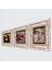 Çingene Kızı Mozaiği, Leonardo da Vinci Mona Lisa, Nar Taş Duvar Tablosu Çerçeveli Duvar Dekoru 3 Parça Tablo Seti Wall Art T3-1412 2