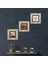 Yaşam Çiçeği, Kelebekli Çiçek, Nar Taş Duvar Tablosu Çerçeveli Duvar Dekoru 3 Parça Tablo Seti Wall Art T3-1242 1