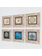 İslami Taş Duvar Tablosu Çerçeveli Duvar Dekoru 6 Parça Tablo Seti Wall Art T6-16 2