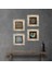 Sri Yantra, Yaşam Çiçeği, Şahmeran Çerçeveli Taş Duvar Tablosu 4’lü Set - Dekoratif Modern Sanat, Ev ve Ofis Dekoru |TK4-478| 1