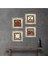 Hilye-i Şerif, Bereket Duası, Semazen, Nar Taş Duvar Tablosu Çerçeveli Duvar Dekoru 4 Parça Tablo Seti Wall Art T4-652 1