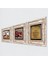 Nazar Duası, Semazen, Nar Çerçeveli Taş Duvar Tablosu 3’lü Set - Dekoratif Modern Sanat, Ev ve Ofis Dekoru |TK3-861| 2