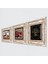 Hayat Ağacı, Semazen, Nar Taş Duvar Tablosu Çerçeveli Duvar Dekoru 3 Parça Tablo Seti Wall Art T3-869 2