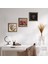 Hayat Ağacı, Kelebekli Çiçek, Nar Taş Duvar Tablosu Ahşap Çerçeveli Duvar Dekoru 3 Parça Tablo Seti Wall Art W3-1091 1
