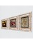 Mozaik Serisi, Leonardo da Vinci Mona Lisa, Nar Taş Duvar Tablosu Çerçeveli Duvar Dekoru 3 Parça Tablo Seti Wall Art T3-1413 2