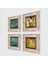 Gustav Klimt, Van Gogh Taş Duvar Tablosu Çerçeveli Duvar Dekoru 4 Parça Tablo Seti Wall Art T4-679 2