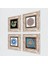Nazar, Yaşam Çiçeği, Şahmeran Taş Duvar Tablosu Çerçeveli Duvar Dekoru 4 Parça Tablo Seti Wall Art T4-830 2