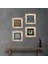 Nazar, Yaşam Çiçeği, Şahmeran Çerçeveli Taş Duvar Tablosu 4’lü Set - Dekoratif Modern Sanat, Ev ve Ofis Dekoru |TK4-482| 1