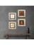 Hırka-i Şerif, Lale, Elif, Bereket Duası Taş Duvar Tablosu Çerçeveli Duvar Dekoru 4 Parça Tablo Seti Wall Art T4-665 1