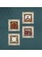 Hilye-i Şerif, Bereket Duası, Semazen, Nar Taş Duvar Tablosu Çerçeveli Duvar Dekoru 4 Parça Tablo Seti Wall Art T4-652 4