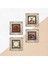 Hilye-i Şerif, Bereket Duası, Semazen, Nar Taş Duvar Tablosu Çerçeveli Duvar Dekoru 4 Parça Tablo Seti Wall Art T4-652 5