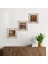Stone Bereket Duası, Satranç Oyunu, Nar Çerçeveli Taş Duvar Tablosu 3’lü Set - Dekoratif Modern Sanat, Ev ve Ofis Dekoru |TK3-1588| 1