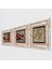Mozaik Serisi, Satranç Oyunu, Nar Taş Duvar Tablosu Çerçeveli Duvar Dekoru 3 Parça Tablo Seti Wall Art T3-1595 2