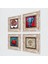 Fil, Hayat Ağacı, Nar Ağacı, Nar Taş Duvar Tablosu Çerçeveli Duvar Dekoru 4 Parça Tablo Seti Wall Art T4-875 2