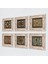 Desen Taş Duvar Tablosu Çerçeveli Duvar Dekoru 6 Parça Tablo Seti Wall Art T6-100 2